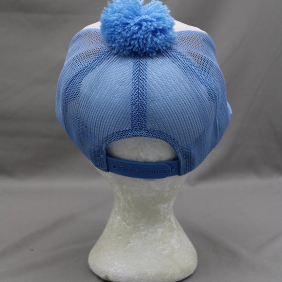 Vintage Patched Trucker Hat - Waterton Oilmens Pom Pom Top - Adult Snapback - Picture 5 of 8